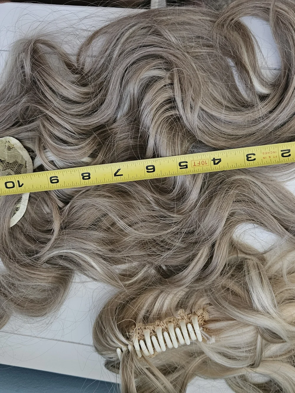 Blended Ash Blonde & Light Brown Clip-In Hair Extension